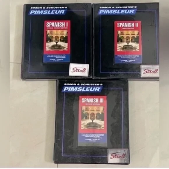 New Simon & Schuster’s Pimsleur Spanish 1,2 & 3